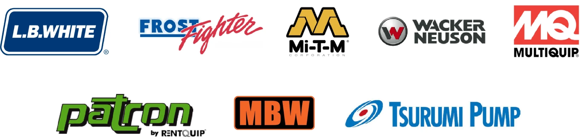 Manufacturer logos