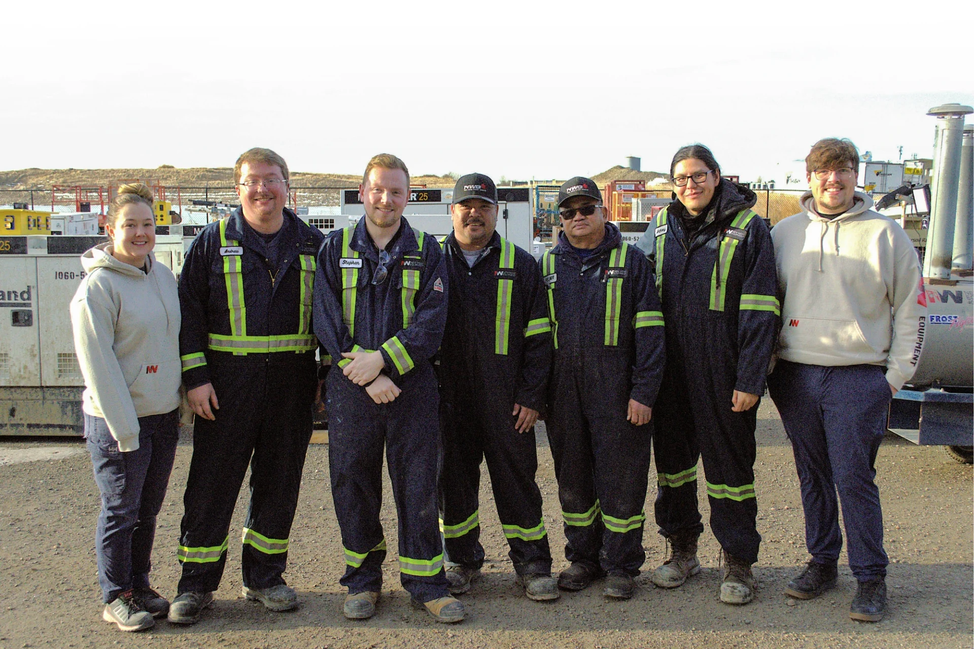 Shop team group photo